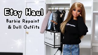 Barbie Etsy Haul: Barbie Repaint, Doll Outfits & More! #6