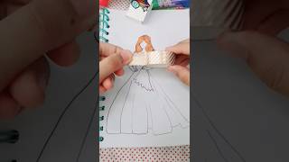 Cute dress coloring #art #youtube #artideas