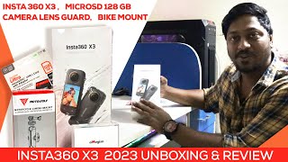 Insta360 x3 Unboxing & Accessories Don't Miss It Video Useful