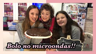 Bolo de chocolate no microondas!!