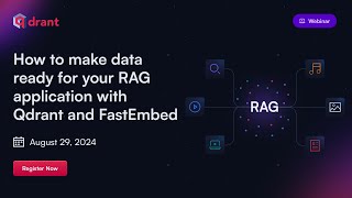 How to make data ready for your RAG application with Qdrant and FastEmbed