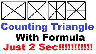 Counting Figure Tricks | Best And Easy Tricks For Counting Figure Triangle.