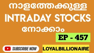 Daily Best Intraday stocks (20 August 2024) Stocks to trade Tomorrow|Malayalam|Loyalbillionaire