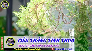 Tiền Thắng Tình Thua Karaoke Tone Nữ ( Em ) Nhạc Sống Dễ Hát 2024 | Hoàng Giang