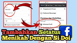 Cara Menambahkan Setatus Menikah di Profil Facebook