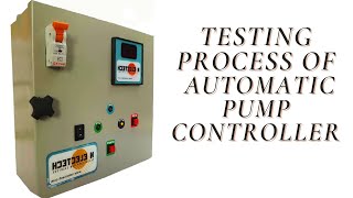 TESTING PROCESS OF AUTOMATIC SUBMERSIBLE PUMP CONTROLLER  |  ENGLISH  |