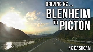 Driving New Zealand: Blenheim to Picton 4k