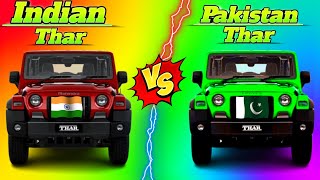 Mahendra Thar Vs Pakistani Thar❓ कोन जीतेगा 🤔 | Thar Vs Thar Thug of war | #shorts #thar #short