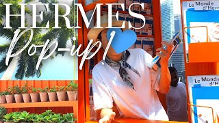 PARIS IN SINGAPORE! Le Monde d'Hermes Pop-Up Event 2022 | Vlogging with Dante