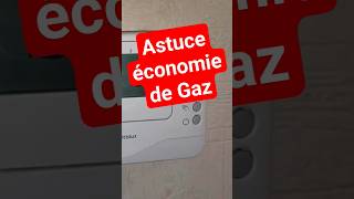 astuce chauffer avec économie de gaz #shorts #chaudière #programme #thermostat #chaffoteaux