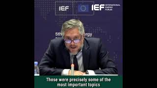 5th IEF-EU Energy and Climate Day - Ambassador Patrick Simonnet