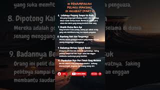 10 Penampakan Pelaku Maksiat Di Akhirat (Part 2) #akhirat #shorts