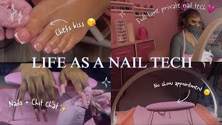 LIFE AS A FULL TIME NAIL TECH🩷 VLOG