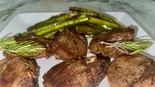 How to make lamb chops with asparagus