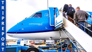 KLM's AMAZING NEW EMBRAER 195 E2 in Economy Comfort | Amsterdam - Munich