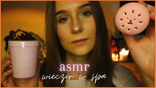 asmr po polsku 🌙 wieczór w SPA 🧖🏻‍♀️ ROLEPLAY *masaż twarzy & głowy* (polish whisper, massage)