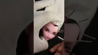 Repainting G3 Draculaura Doll #monsterhigh #draculaura #doll