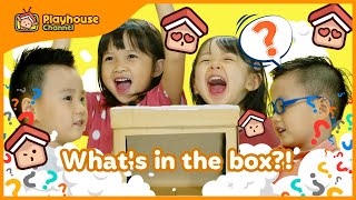 Kids Guess What's in The Box Challenge Episode 1 | Fun Mystery Box | Playhouse Channel