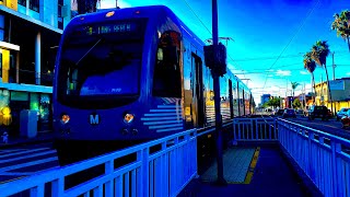 3 RECORDED BLUE LINE TRAINS