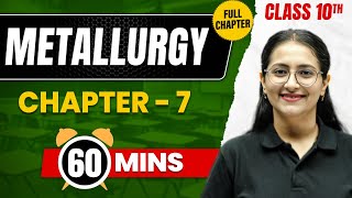 METALLURGY in 60 Min | Complete Chapter Mind Map | Class10 ICSE CHEMISTRY