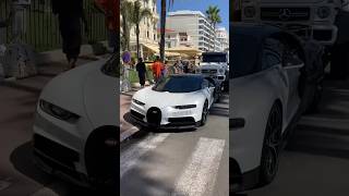 Panda Spec Bugatti Chiron in Cannes France🐼🇫🇷 #bugattichiron #cannes #france #automobile #shorts