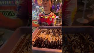 Snack time on Khao San Road, #Bangkok #volg #food #foodie #travel #shorts  #short #explore #fyp