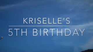 KRISELLE’S 5TH BIRTHDAY | CANON G7X MARK II