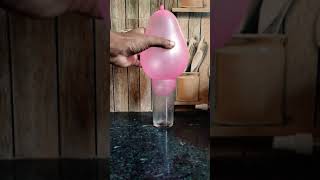 BALOON VS FIRE||science simple experiment || easy experiment do at home ||#E_bull_jet#yt#shorts