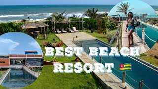 BEST BEACH RESORT IN LOMÉ TOGO | La Maison Bleue | PLACES TO VISIT IN TOGO