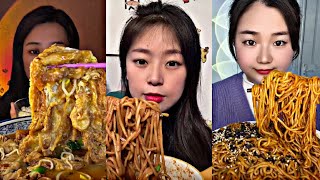 Mukbang food ASMR korean 🍜🍗😋 | ramen 🍝 |  indomie 🍜 | korean food