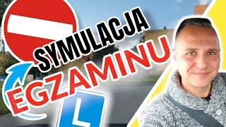 Symulacja egzaminu na prawo jazdy😱 WORD Dąbrowa Górnicza