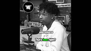 21 Savage: "All LOVE Is To Me Is ATTATCHMENT" | 21 Savage Interview #21savage #shorts