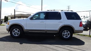 2002 Ford Explorer Eddie Bauer - A Start-up and Complete Documentation (V6, 4X4)