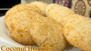 Coconut Cookies | Bakery Biscuits at Home | Biscuits Recipe