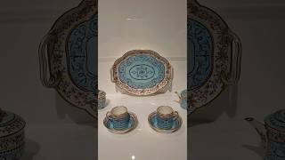 AGO #Sevres #antique #porcelain #cup #TeaSet #tray #Севр #сервиз #фарфор #чашки #поднос #painted