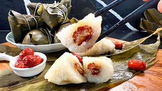 🐲 端午节粽子特辑：经典小枣粽子（zòng zi）| Classic Chinese Red Date Zongzi (sticky rice dumplings)