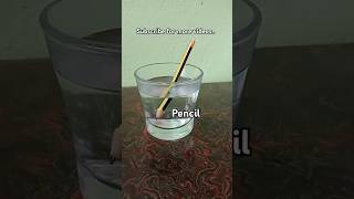 Simple home science experiments with hot water and pencil. AtoZ View #experiment #science #shorts