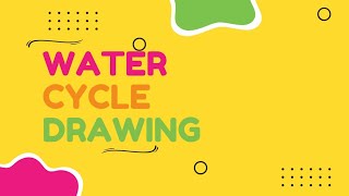 Water Cycle Drawing 😊#evs #science