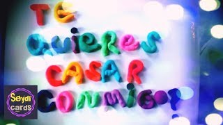 ¿Te quieres casar conmigo? I Propuesta creativa I Stop motion