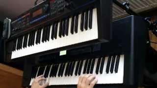 Modern Talking - Cheri Cheri Lady ( Keyboard Cover ) Roland BK-5 & Juno Di