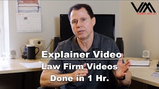 Videos for Attorneys and Law Firms, done in 1 hour by Video Mojo