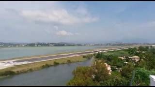 Easyjet A320 take off from corfu