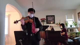 Brahms FAE violin sonata scherzo for chinese new year