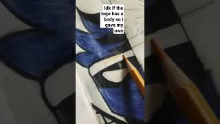 drawing ninja logo #drawing #shorts #popular #youtube #ninja #drawing