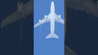 Boeing 747 suffers fuel leak Mid Air! | Daily dose of aviation  #aviation  #shorts