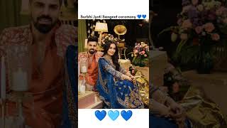 Surbhi Jyoti Sangeet ceremony video 💙💙 #shorts