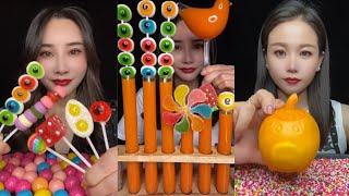 Sweet Treats ASMR 😍 Candy Creations and Lollipop Fun Mukbang #asmr #mukbang #candy #eating #food