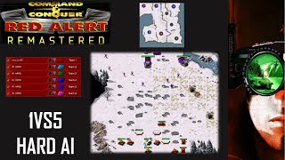 /Command & Conquer Red Alert Remastered/ (Skirmish) 1VS5 HARD AI  I Tiger Core   I