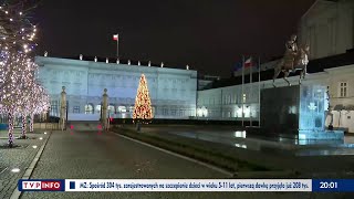 Новогоднее поздравление Президента Польши Анджея Дуды (TVP Info HD, 31.12.2021)