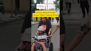 Viral, Oknum Brimob Polda Sumut Pukul Tukang Becak sampai Lumpuh, Diduga Mabuk, Diadukan ke Propam